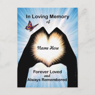 Eternal Hand Heart Postcard