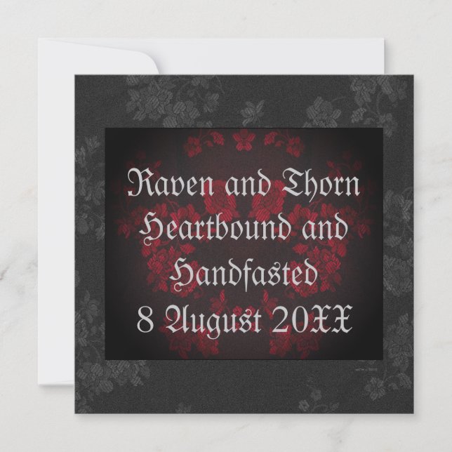 Eternal Handfasting/Wedding Suite Invitation (Front)