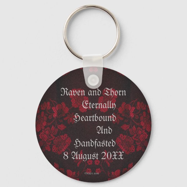 Eternal Handfasting/Wedding Suite Key Ring (Front)