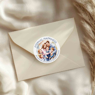 Eternal Happiness for Kids and Adults Classic Round Sticker