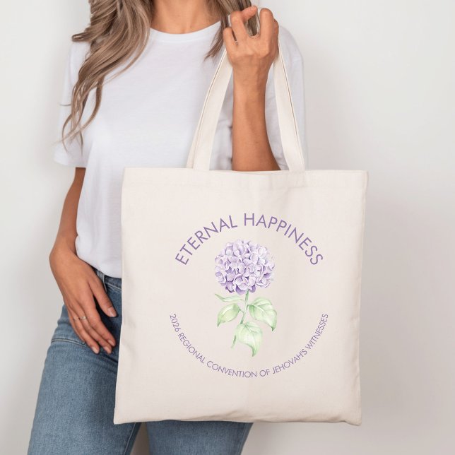 Eternal Happiness Hydrangea 2026 Convention  Tote Bag (Creator Uploaded)