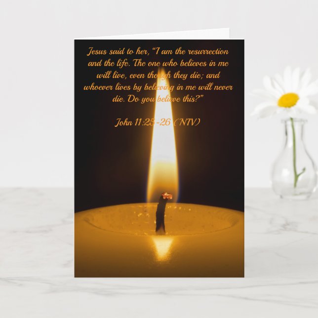 Eternal Hope – A Condolence Card (Small Plant)