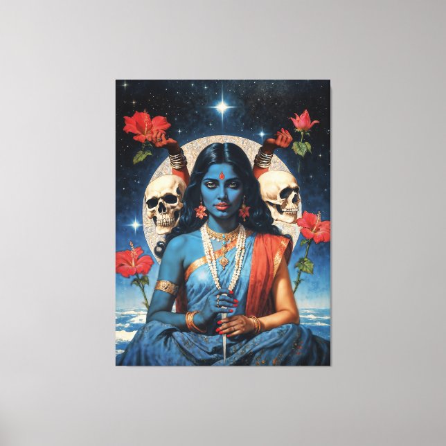 Eternal Kali Canvas Print (Front)