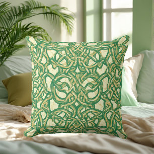 Eternal Knots Inspired Celtic Heritage Decorative Cushion