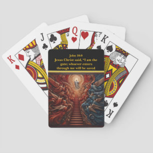 Eternal Life Through Jesus Playing Cards