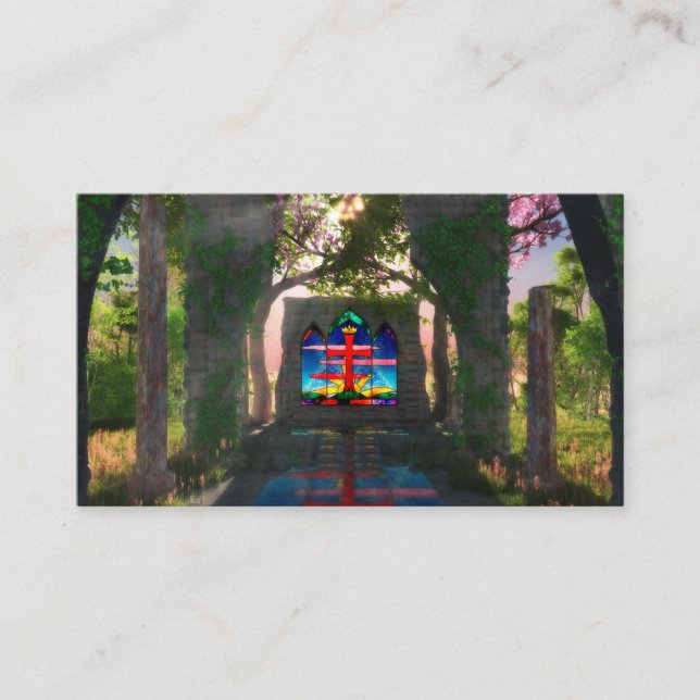 Eternal Light Easter Bookmarks Business Card (Front)