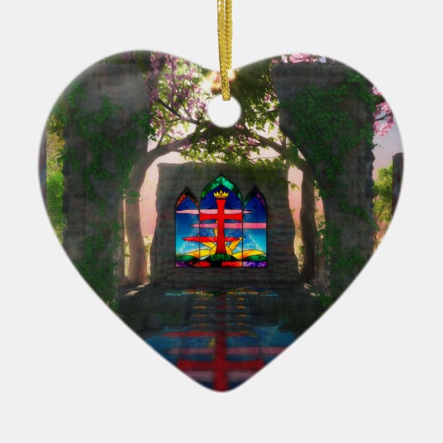 Eternal Light Easter Ornament (Front)