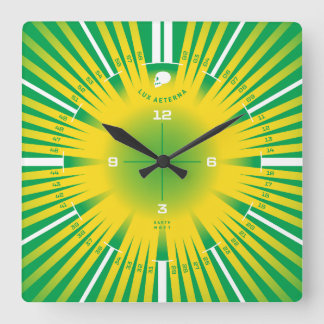 Eternal Light Square Wall Clock