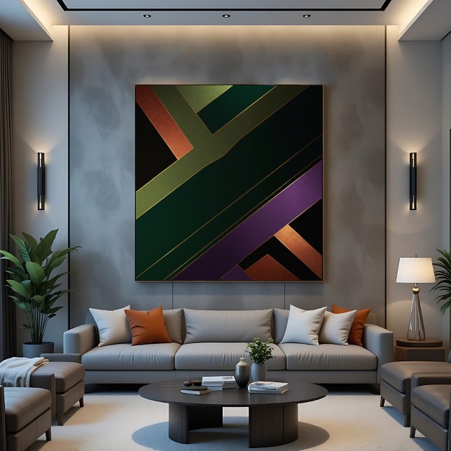 Eternal Line Reflections Canvas Print (Creator Uploaded)