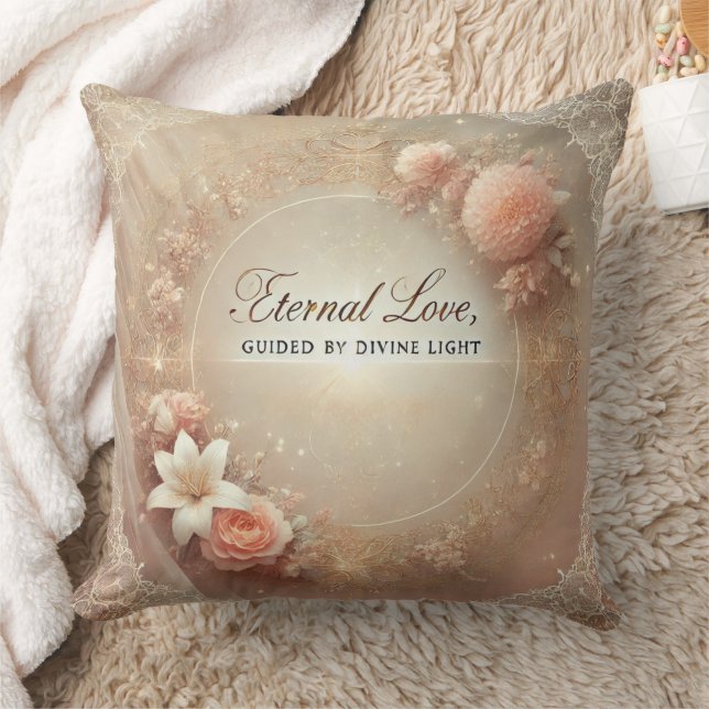 Eternal Love AI art  Cushion (Blanket)