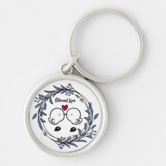 Eternal Love Birds Key Ring