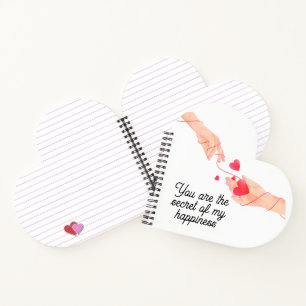 Eternal Love Connection – Romantic Red String of F Notebook