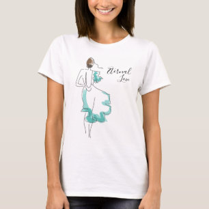 Eternal Love elegant customisable T-Shirt