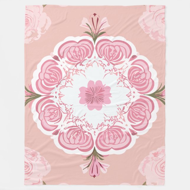 Eternal Love Fleece Blanket (Front)