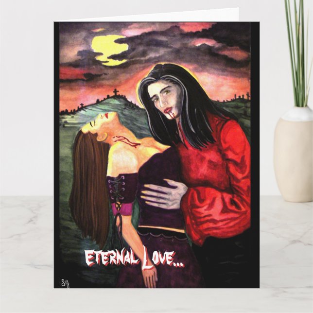 Eternal Love Greeting Card (Front)