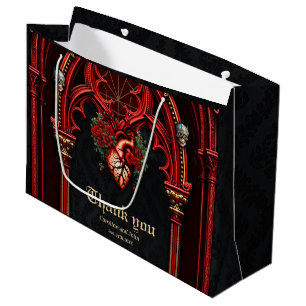 Eternal love in the shade of roses. large gift bag
