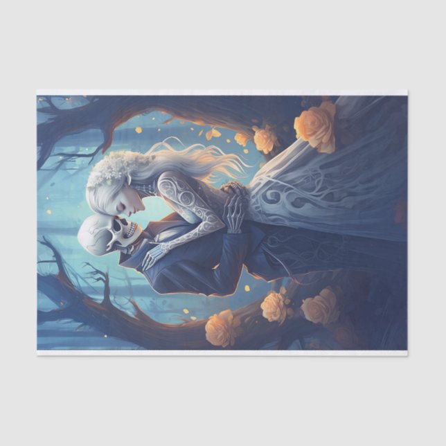 Eternal Love, Inseparable Souls, Gothic Lovers Tissue Paper (Front)