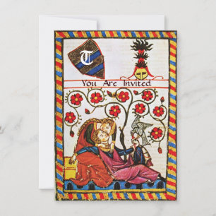 ETERNAL LOVE  MONOGRAM INVITATION