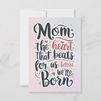  "Eternal Love: Mother's Day Greeting Card" Thank You Card