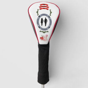 Eternal Love Valentine Romantic Vector Golf Club . Head Cover