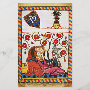 ETERNAL LOVE VALENTINE'S DAY PARCHMENT MONOGRAM STATIONERY