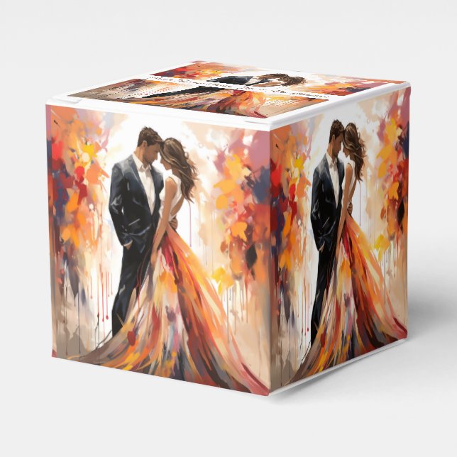 Eternal Love Wedding Collection Favour Box (Front Side)