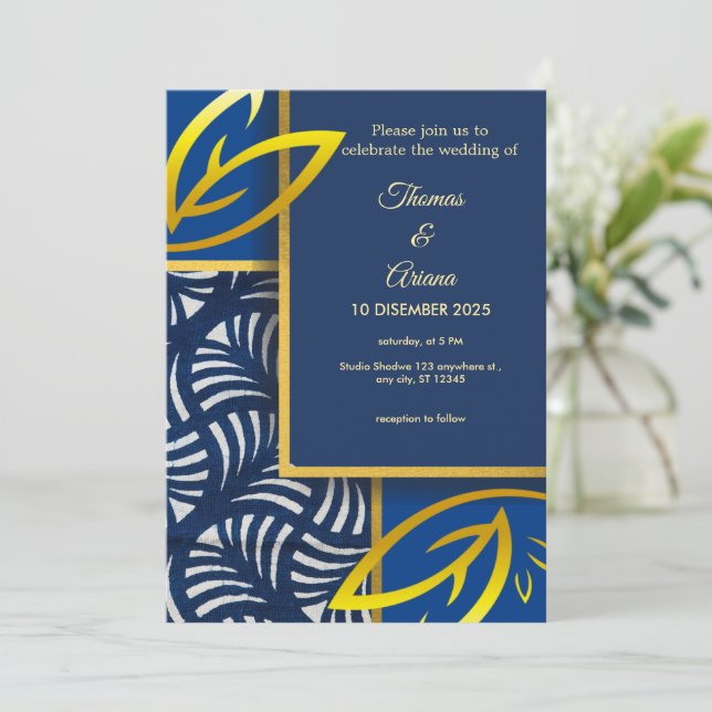 Eternal Love – Wedding Invitation (Standing Front)