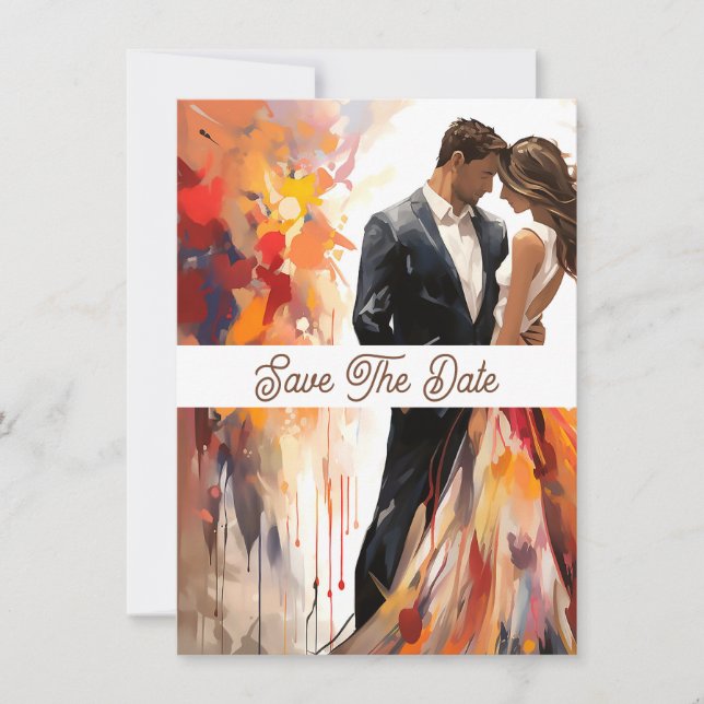 Eternal Love Wedding Save the Date (Front)