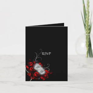 Eternal Memories Gothic Wedding RSVP Invitation
