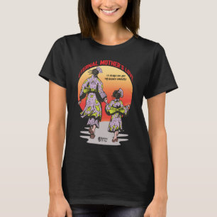 Eternal Mother's Love Women Black T-Shirt