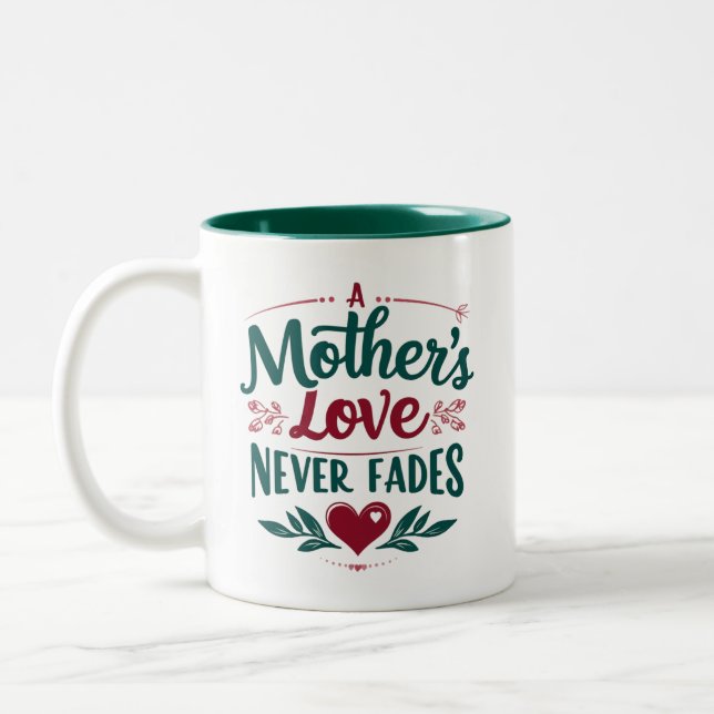 Eternal Mum Love Two-Tone Coffee Mug (Left)