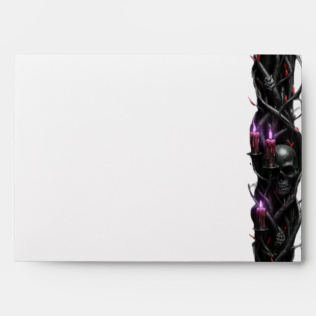 Eternal Night Gothic Vampire Wedding Dark Romance Envelope (Front)