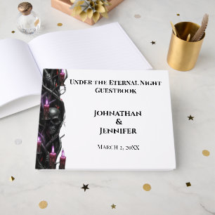 Eternal Night Gothic Vampire Wedding Dark Romance Guest Book