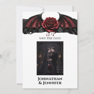 Eternal Night Gothic Vampire Wedding Dark Romance Save The Date