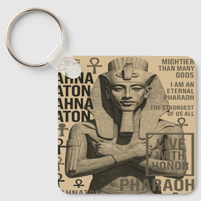 Eternal Pharaoh Keychain - Egyptian Accessory (Front)