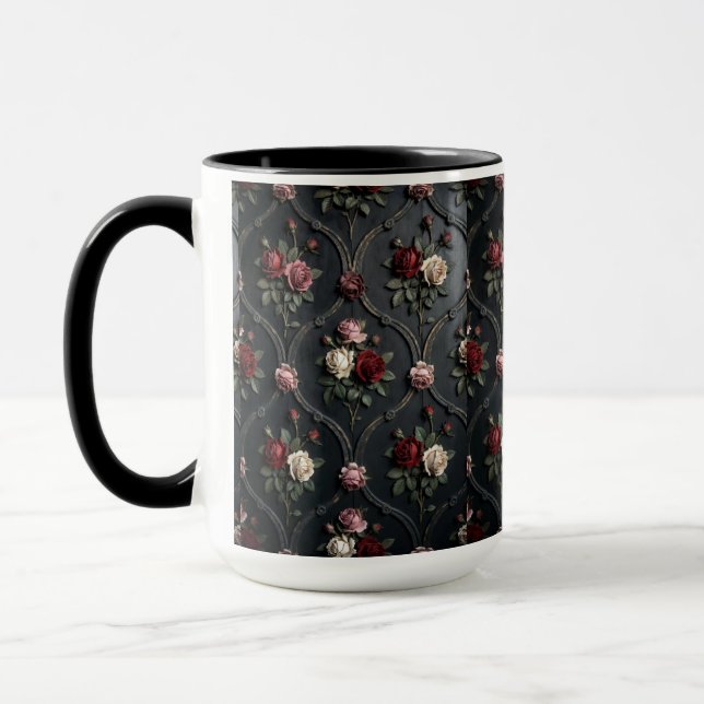 Eternal Rose Elegance Mug (Left)
