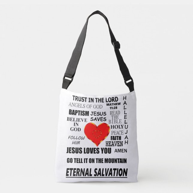 Eternal Salvation Crossbody Bag (Front)