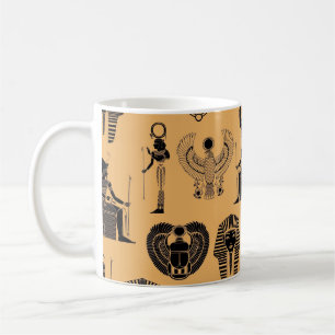 Eternal Sands: Egyptian Antique Elegance for Time Coffee Mug