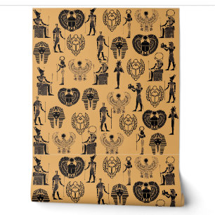 Eternal Sands: Egyptian Antique Elegance for Time Wallpaper