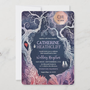 Eternal Soulmates   Tarot Reception Wedding Invitation