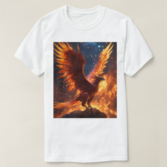 "Eternal Spirit: A Fusion of Tradition and Moderni T-Shirt (Design Front)