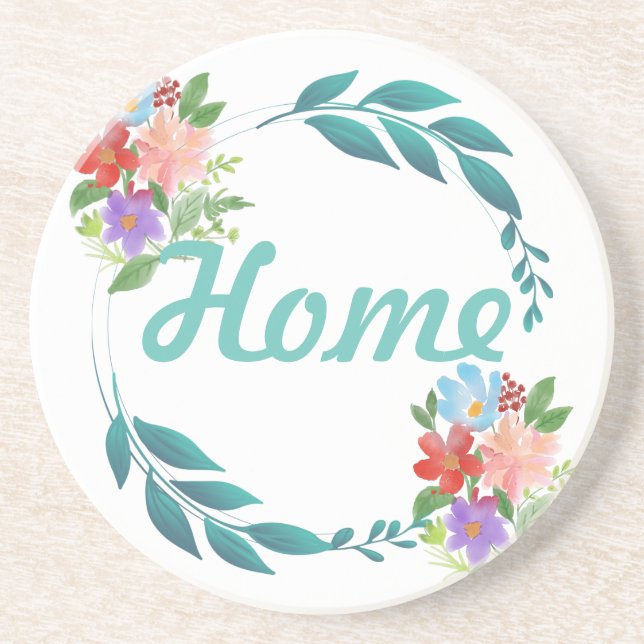 Eternal Spring Colours & Flowers Coaster (Front)