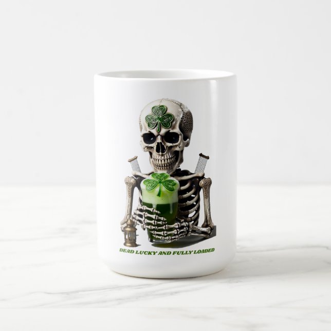 Eternal Stout Skeleton Graphic Tee | Mischievous Coffee Mug (Center)