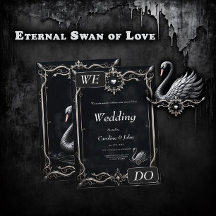 Eternal Swan of Love, Forever Begins Here.  Invitation