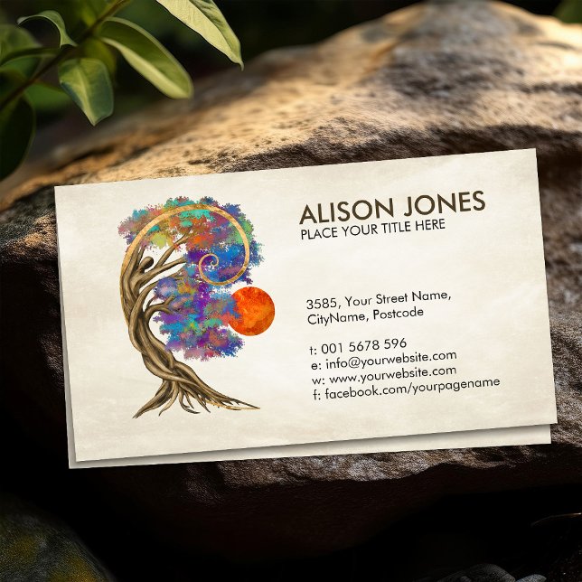 Eternal Transformation - Bonsai Butterfly Spirit Business Card (Creator Uploaded)