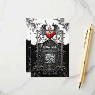 Eternal Vows Beneath Midnight Wings. Enclosure Card