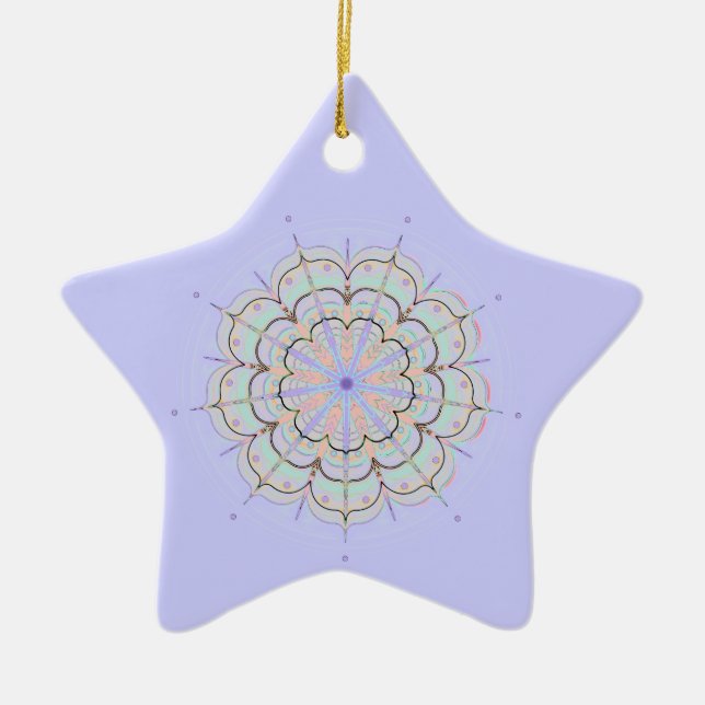 EternalJourney195 Ceramic Tree Decoration (Front)