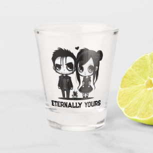 Eternally Yours Gothic Shot Glass