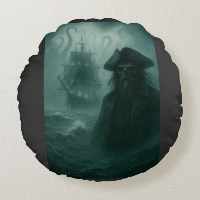 Eternity at Sea Round Cushion (Front)