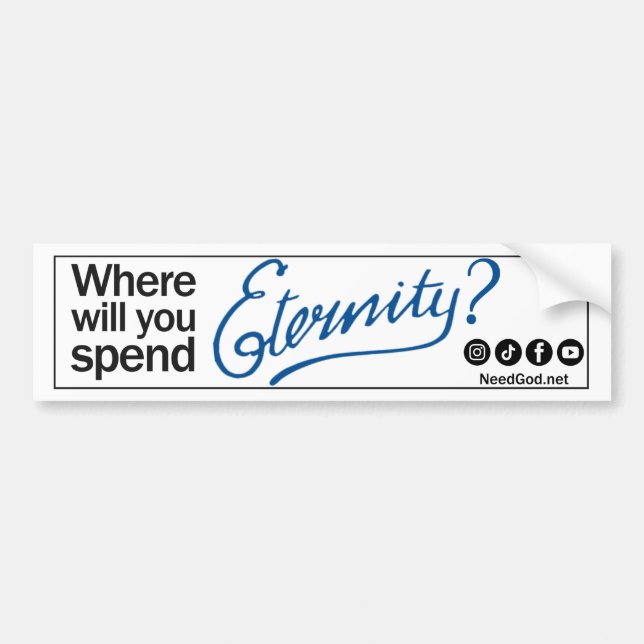 Eternity Car Decal (Front)